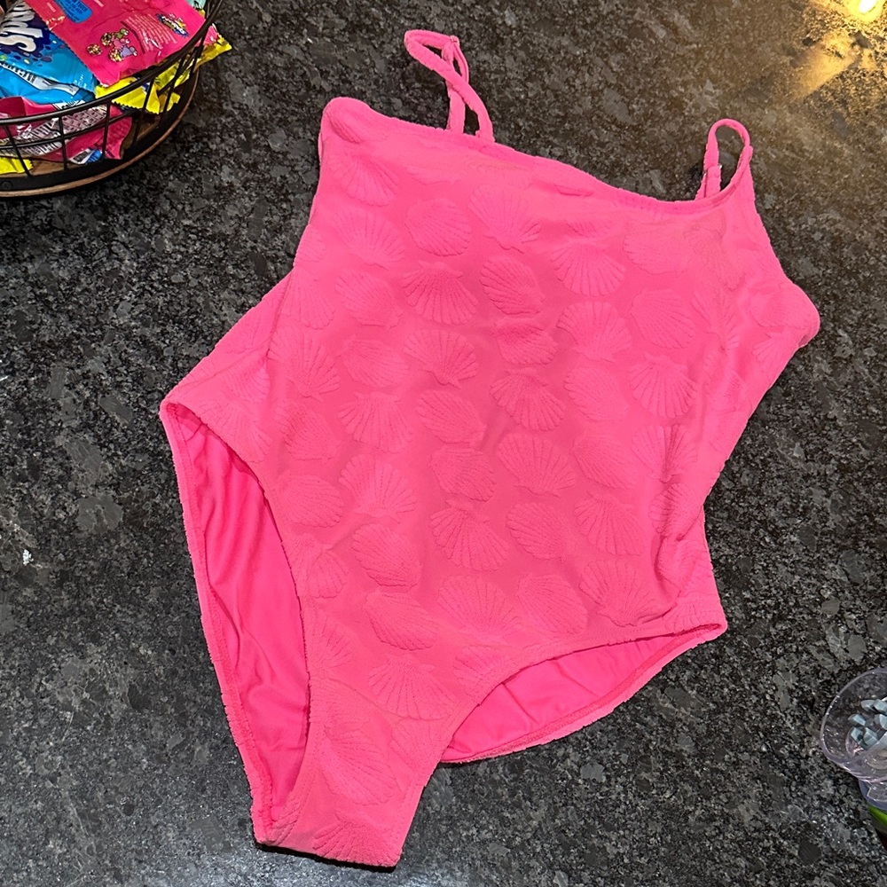 Pink Lily Vibrant Pink One Piece Swimsuit